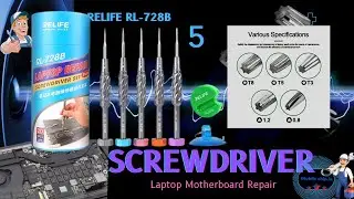 MAC SCREWDRIVER SET RELIFE 2D STURDY LAPTOP REPAIR SCREWDRIVER SET RL-728B FOR LAPTOP MAC