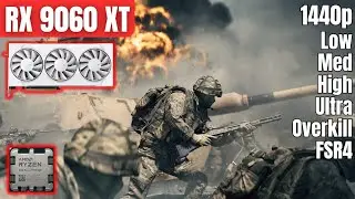 RX 9060 XT 16GB: Battlefield 6 | Conquest | Low - Overkill Settings | FSR4 | 1440p