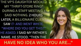 VP’s Daughter Mocked My Ring — The Billionaire Who Saw It Shut Everything Down