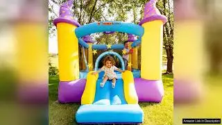 Wizard Inflatable Bounce House Bouncer Spacious Bouncing Area with Fun Slide Safe Review