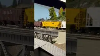 FP45 #1 leads a grain train on the NAPM club layout