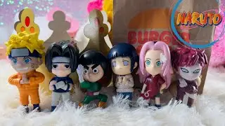 What's INSIDE These NEW NARUTO Burger King Mini Figures COLLECTIBLE TOY 😱😱