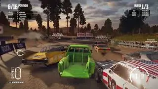 Let&acute;s Play Wreckfest Karrieremodus #14. Teil 2 vom Sandpit Smackfest Event.