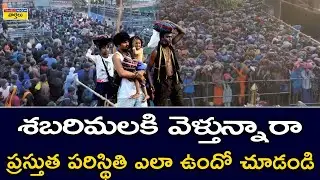 Sabarimala Temple Current Situation || శబరిమలకి వెళ్తున్నారా ... ప్రస్తుత పరిస్థితి ఎలా ఉందో చూడండి?