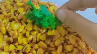 sweet and spicy corn 🌽😋 #sweetcorn #sweetcornchat #sweetcornrecipes #sweetcornfry
