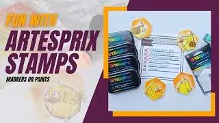 Artesprix Sublimation Stamp Pads with Stamps - Create Custom Projects