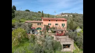 LAMPORECCHIO, CASOLARE PANORAMICO CON GIARDINO, DIVISO IN DUE UNITA' IMMOBILIARI A