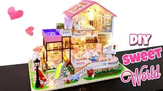 DIY Miniature Dollhouse | Sweet World |  Miniature with Jenny
