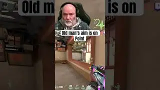 Headshot King: Old Man's Epic Double Kill in Valorant! #valorant