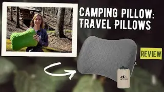Inflatable Camping Pillow Perfect Travel Pillow #amazonfinds