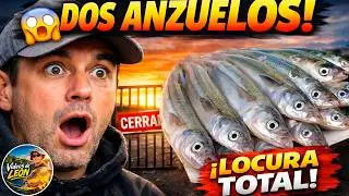 Pesca de PEJERREYES, MATUNGOS en la Ciudad de  Buenos Aires. Leon pesca