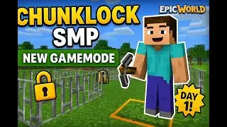 I Survived My First Day on ChunkLock SMP!⚔️ | EpicWorld's New Gamemode