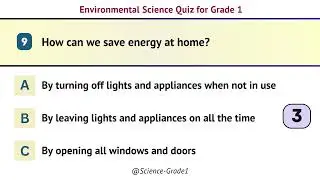 Environmental Science Quiz for Grade 1 | World Environment Day Quiz for Kids | Basic EVS School Quiz