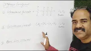 Representation of structure of carbon compounds 