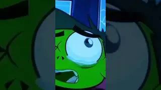 When you Play A Game of slug bug 💀 #teentitansgo #cartoonfreak