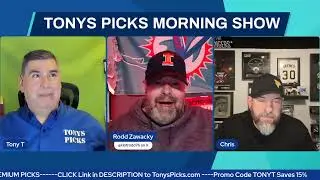Live NFL NBA NHL NCAAB NCAAF Picks Tonys Picks Morning Show 11-13-2025