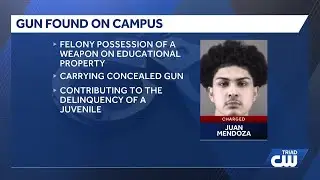 North Forsyth High School student charged with having gun on campus