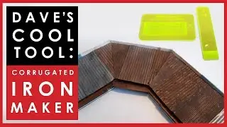 Cool Tool No1: make corrugated iron for scale models and dioramas