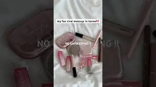 back to school glow-up makeup haul 🎀 #wonyoungism #kbeauty #makeup #korea #aesthetic