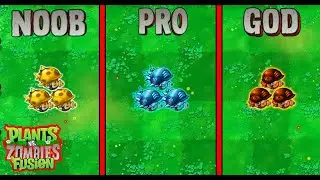 I Tried Puff-Shroom Fusion | NOOB vs PRO vs GOD | Plants vs Zombies Fusion