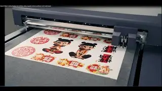 Skycut Flatbed Cutting Machine F6090 Perfectly Cutting Crystal Stickers