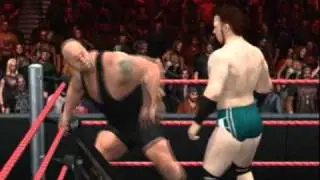 (Part 1) Sheamus Vs Big Show Tables Match (SmackDown Vs RAW 2011) (Xbox 360)