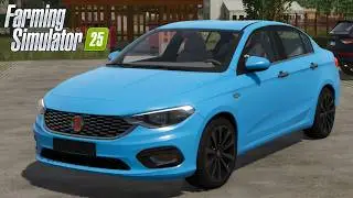 FS25 - 2016 Fiat Tipo / Fiat Egea - NEW CAR MOD for Farming Simulator 2025 ROLEPLAY | FS25 GAMEPLAY