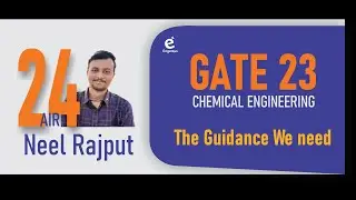 Chemical GATE 23 AIR 24 / Neel Rajput / Topper Talk / Engenius GATE 2023