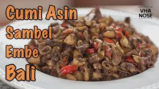 Resep Cumi Asin Sambel EMBE - Vhanosee