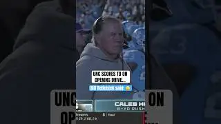 Bill Belichick&rsquo;s face after UNC&rsquo;s TD 😂