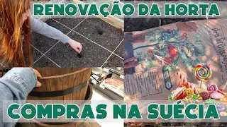 Renovação da Horta depois do Inverno da Suécia + Compras da HORTA