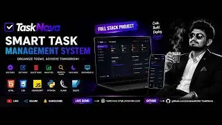 TaskNova - Smart Task Management System | Full Stack Python Flask Project | Python Flask  &  SQLite