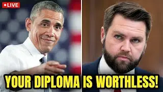 Barack Obama EXPOSES JD Vance's FAKE Law Degree &mdash; 47 Seconds Later, He PANICS on Camera