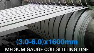 （3.0-6.0）&times;1600MM Carbon Steel Coil Slitting Machine | Medium Gauge Coil Slitting Line