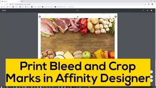 Вылеты под обрез и метки обрезки в Affinity Designer