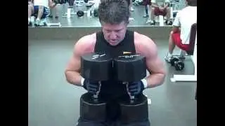 110 lb Dumbbell Bench Press