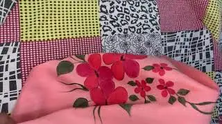 Precautions after painting with acramine  dyes|| Heat setting of painted fabric