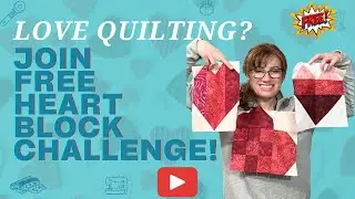 💖 Join the FREE 3-Day Heart Block Challenge! ✂️🧵