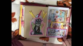 DT PROJECT FOR @beehappystationery JUNK MAIL ENVELOPE JOURNAL FLIP THROUGH 