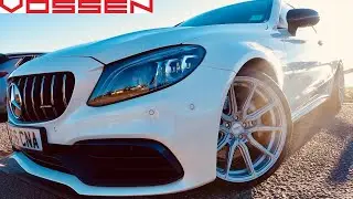 C63 AMG x Vossen HF-3 | Drone Shots