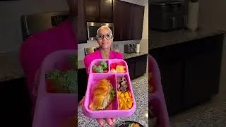 School Lunch | Chicken Salad | Raw Broccoli | Raw Carrots | Watermelon | Sunny Craze