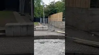 Manchester Piccadilly Garden Closed Down Den area