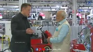 Modi Ji Meets Elon Musk | Funny Edit | Vinay Jadav Edits #Shorts