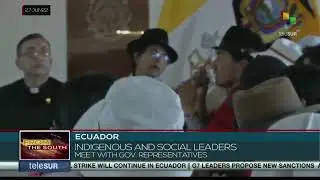 Ecuador's indigenous movement accepts meeting with government authorities after 15-day strike