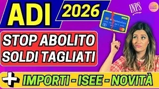 🔴 Assegno di Inclusione 2026: Cambia Tutto | Stop abolito, Importi e Pagamenti