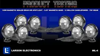 100W Magnetic Sealed Beam HIR Spotlight - 3.25