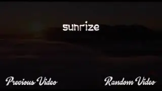 sunrize Outro (read Description)