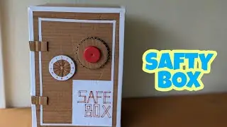 How to make safe box using cardboards | DIY easy craft - NAWA CRAFTS
