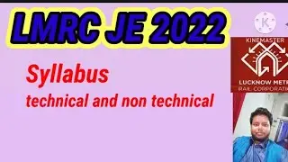 Lucknow metro syllabus (LMRC) 2022 by civil passout
