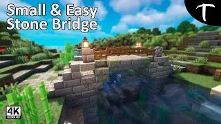 Minecraft Small Stone Bridge Tutorial [How to Build]